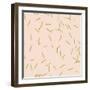 Angel Pink Golden Matchstick Confetti-Tina Lavoie-Framed Giclee Print