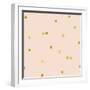 Angel Pink Golden Squares Confetti-Tina Lavoie-Framed Giclee Print