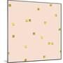 Angel Pink Golden Squares Confetti-Tina Lavoie-Mounted Giclee Print