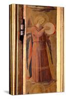 Angel Playing a Tambourine, Detail from the Linaiuoli Triptych, 1433 (Tempera on Panel)-Fra Angelico-Stretched Canvas