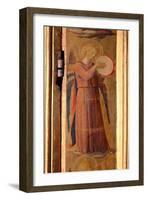 Angel Playing a Tambourine, Detail from the Linaiuoli Triptych, 1433 (Tempera on Panel)-Fra Angelico-Framed Giclee Print