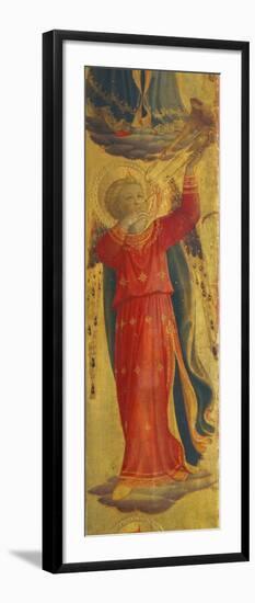 Angel Playing a Trumpet, Detail from the Linaiuoli Triptych, 1433-Fra Angelico-Framed Giclee Print