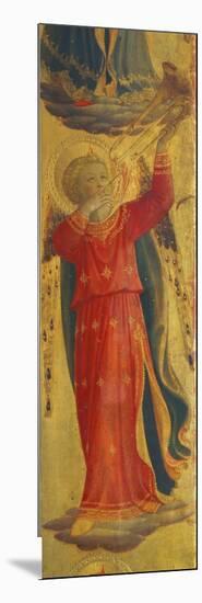 Angel Playing a Trumpet, Detail from the Linaiuoli Triptych, 1433-Fra Angelico-Mounted Giclee Print