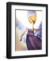 Angel Pointing-Harry Briggs-Framed Premium Giclee Print