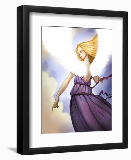 Angel Pointing-Harry Briggs-Framed Premium Giclee Print