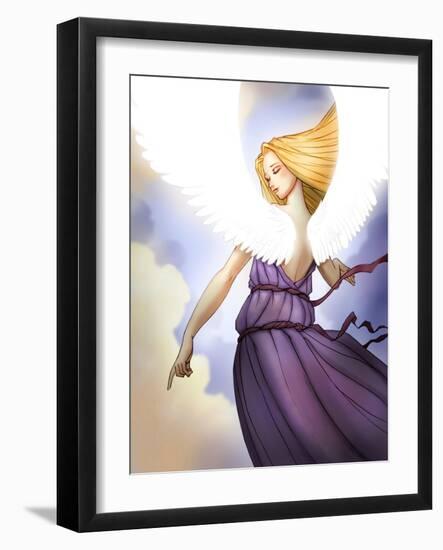 Angel Pointing-Harry Briggs-Framed Giclee Print