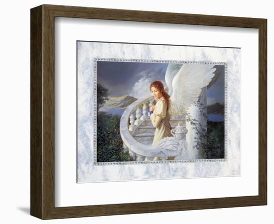 Angel Radiant-Edward Tadiello-Framed Art Print