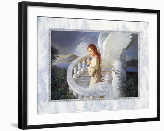 Angel Radiant-Edward Tadiello-Framed Art Print