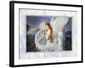 Angel Radiant-Edward Tadiello-Framed Art Print