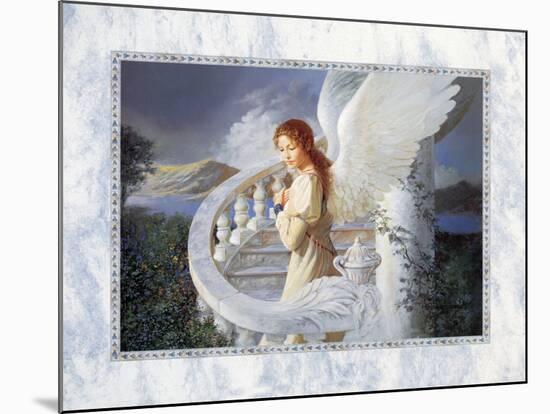 Angel Radiant-Edward Tadiello-Mounted Art Print