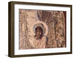 Angel's Head-Mikhail Alexandrovich Vrubel-Framed Giclee Print
