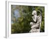 Angel Sculpture at Pere Lachaise Cemetery, Paris, Ile De France, France, Europe-Godong-Framed Photographic Print