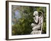 Angel Sculpture at Pere Lachaise Cemetery, Paris, Ile De France, France, Europe-Godong-Framed Photographic Print