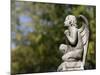 Angel Sculpture at Pere Lachaise Cemetery, Paris, Ile De France, France, Europe-Godong-Mounted Photographic Print