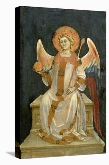 Angel Seated on a Throne, the Orb in One Hand, the Sceptre in the Other, C.1348-54-Ridolfo di Arpo Guariento-Stretched Canvas