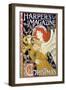 Angel Sounding of the Trumpet - American Christmas Poster for “Harper's Magazine”, by Eugene Grasse-Eugene Grasset-Framed Giclee Print