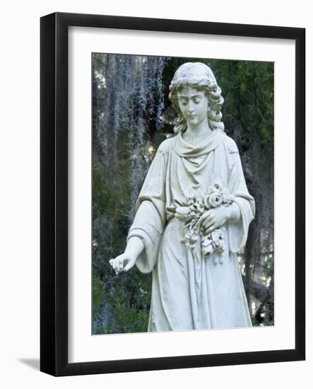 Angel Statue, Bonaventure Cemetary, Savannah, Georgia, USA-Rob Tilley-Framed Photographic Print