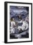 Angel Summoning the Shepherds to the Nativity, 16th Century-null-Framed Giclee Print