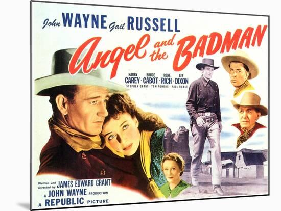 Angel & The Badman, 1947-null-Mounted Art Print