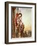 Angel Traveller (W/C)-Gustave Moreau-Framed Giclee Print