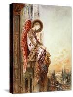 Angel Traveller (W/C)-Gustave Moreau-Stretched Canvas