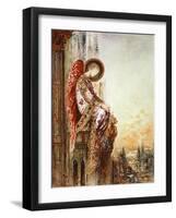 Angel Traveller (W/C)-Gustave Moreau-Framed Giclee Print