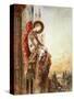 Angel Traveller (W/C)-Gustave Moreau-Stretched Canvas