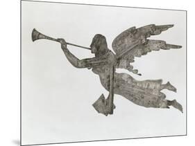 Angel Weathervane-null-Mounted Giclee Print