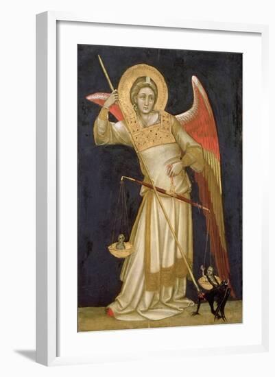 Angel Weighing a Soul, 1348-54-Ridolfo di Arpo Guariento-Framed Giclee Print