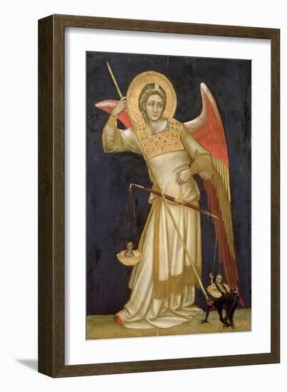 Angel Weighing a Soul, 1348-54-Ridolfo di Arpo Guariento-Framed Giclee Print