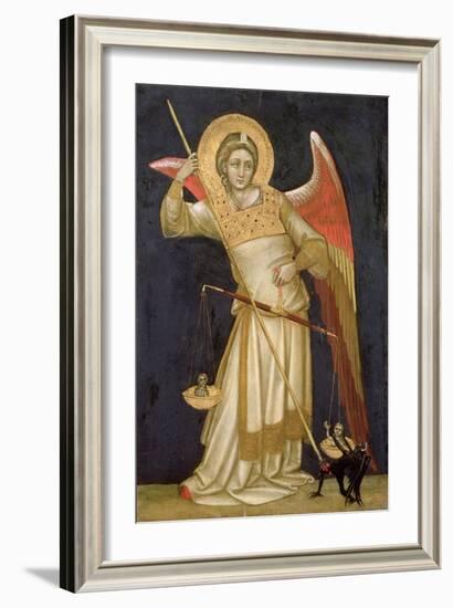 Angel Weighing a Soul, 1348-54-Ridolfo di Arpo Guariento-Framed Giclee Print