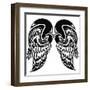 Angel Wings-worksart-Framed Art Print