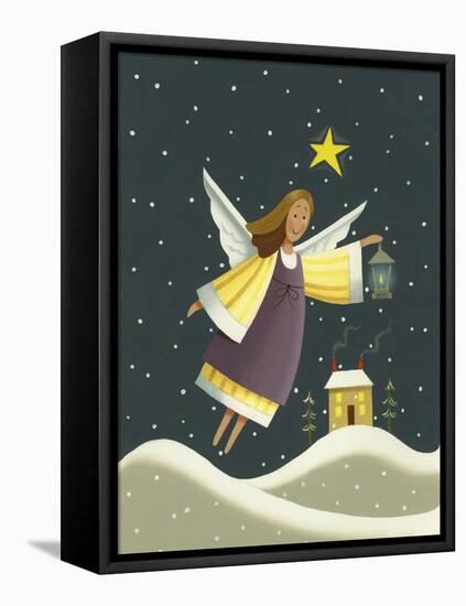 Angel with a Lantern-Margaret Wilson-Framed Stretched Canvas
