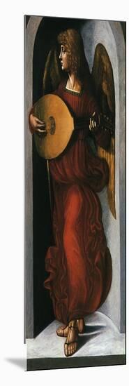 Angel with a Lute-Leonardo da Vinci-Mounted Giclee Print