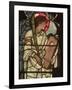 Angel with a Lyre, from the St. Cecilia Window, Christ Church, Oxford, 1875 (Stained Glass)-Edward Coley Burne-Jones-Framed Giclee Print