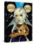Angel with a Psaltery-Jasmine Becket-Griffith-Stretched Canvas