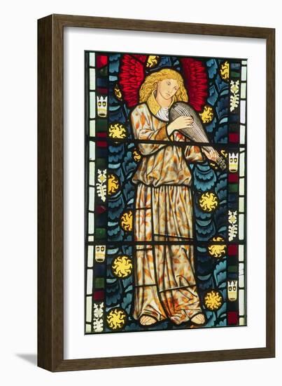 Angel with a Rebec, 1869-William Morris-Framed Giclee Print