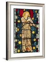 Angel with a Rebec, 1869-William Morris-Framed Giclee Print