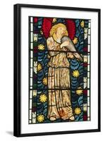 Angel with a Rebec, 1869-William Morris-Framed Giclee Print