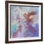 Angel with Flower Garland-Judy Mastrangelo-Framed Giclee Print