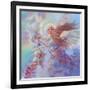 Angel with Flower Garland-Judy Mastrangelo-Framed Giclee Print