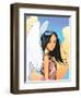 Angel With FLower-Harry Briggs-Framed Premium Giclee Print