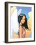 Angel With FLower-Harry Briggs-Framed Giclee Print