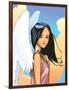 Angel With FLower-Harry Briggs-Framed Giclee Print