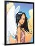 Angel With FLower-Harry Briggs-Framed Giclee Print