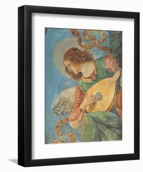 Angel with Lute-Melozzo da Forlí-Framed Art Print