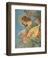 Angel with Lute-Melozzo da Forlí-Framed Art Print