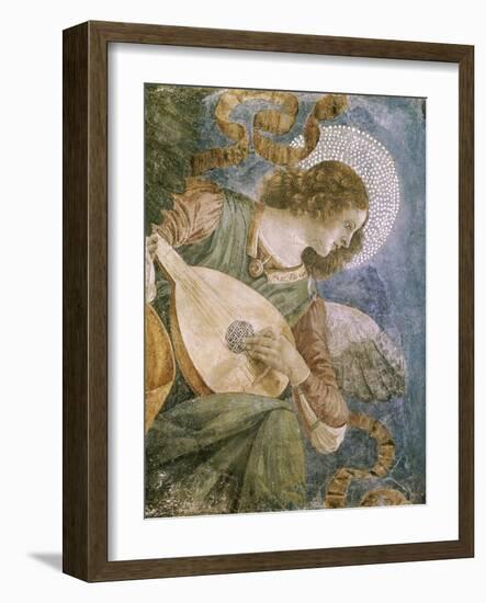 Angel with Lute-Melozzo da Forlí-Framed Giclee Print