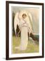 Angel with Palm Frond-null-Framed Art Print