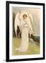 Angel with Palm Frond-null-Framed Art Print